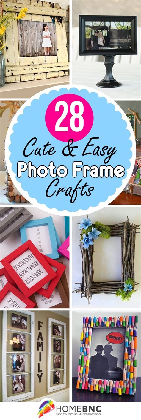 45 DIY Picture Frame Ideas and Crafts .